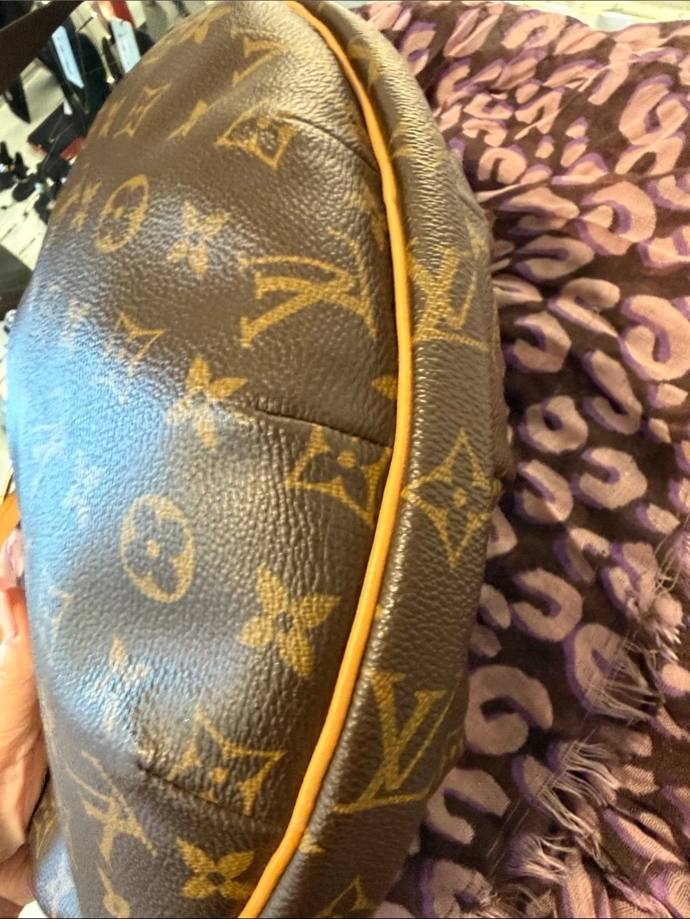 Louis Vuitton Croissant Hobo Bag in Classic Monogram